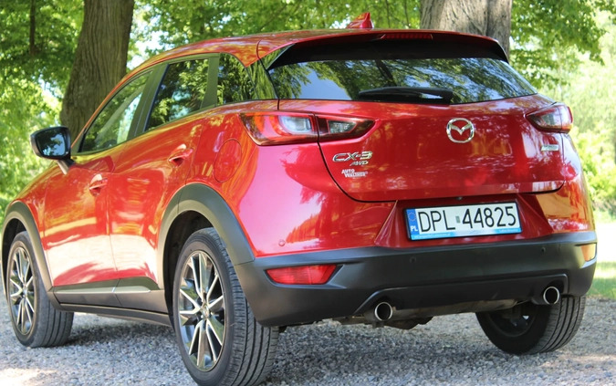 Mazda CX-3 cena 67999 przebieg: 112052, rok produkcji 2015 z Jawor małe 781